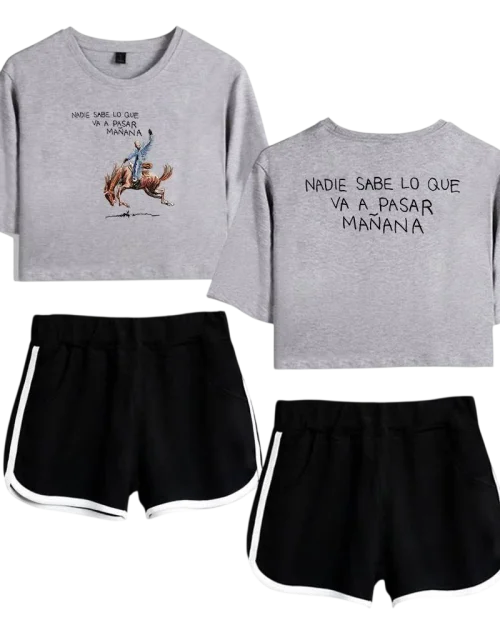 Bad Bunny Tracksuit depicting some of the group's milestones